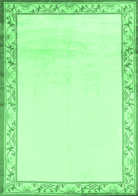 Solid Emerald Green Modern Rug, con1887emgrn