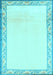 Solid Light Blue Modern Rug, con1887lblu