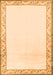 Solid Orange Modern Rug, con1887org