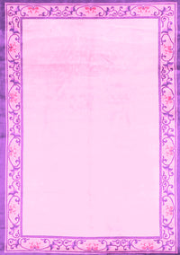 Solid Pink Modern Rug, con1887pnk