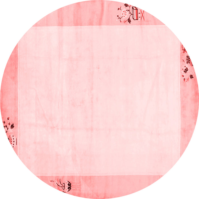 Solid Red Modern Rug, con1888red