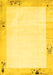 Solid Yellow Modern Rug, con1888yw