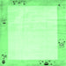 Square Machine Washable Solid Emerald Green Modern Area Rugs, wshcon1888emgrn
