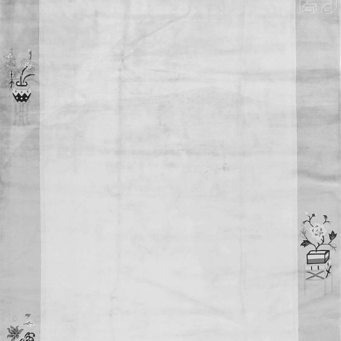 Solid Gray Modern Rug, con1888gry