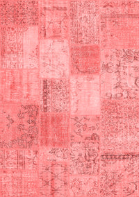 Patchwork Red Transitional Rug, con1889red