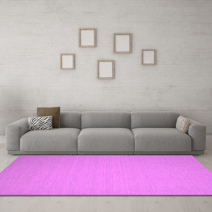 Machine Washable Abstract Pink Contemporary Rug in a Living Room, wshcon188pnk