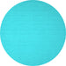 Round Machine Washable Abstract Light Blue Contemporary Rug, wshcon188lblu