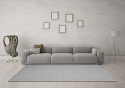 Machine Washable Abstract Gray Contemporary Rug in a Living Room,, wshcon188gry