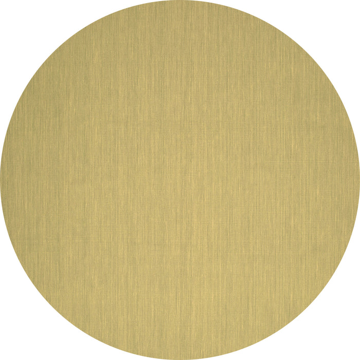 Round Abstract Brown Contemporary Rug, con188brn