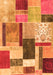 Patchwork Orange Transitional Rug, con1891org