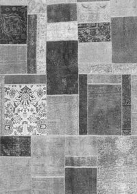 Patchwork Gray Transitional Rug, con1891gry