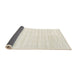 Thickness of Contemporary Blanched Almond Beige Solid Rug, con1892