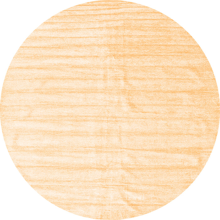 Square Solid Orange Modern Rug, con1892org