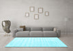 Machine Washable Solid Light Blue Modern Rug in a Living Room, wshcon1892lblu