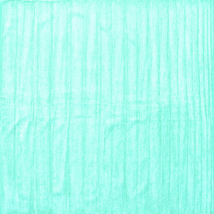 Square Solid Turquoise Modern Rug, con1892turq