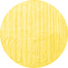 Round Solid Yellow Modern Rug, con1892yw