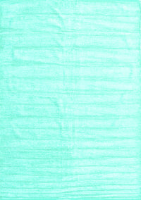 Solid Turquoise Modern Rug, con1892turq