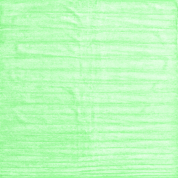 Square Solid Emerald Green Modern Rug, con1892emgrn