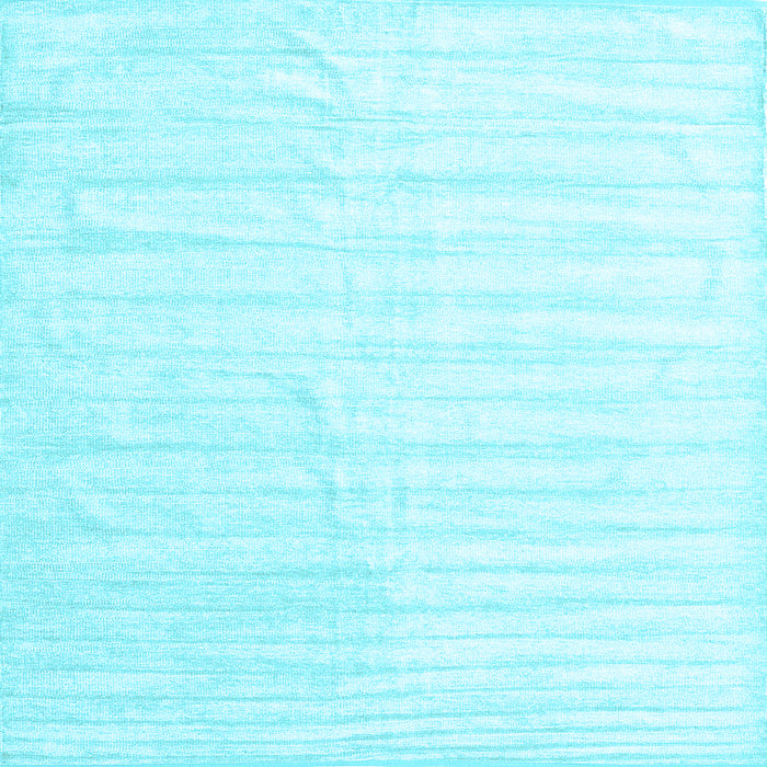 Square Solid Light Blue Modern Rug, con1892lblu