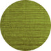 Machine Washable Abstract Green Contemporary Area Rugs, wshcon1893grn