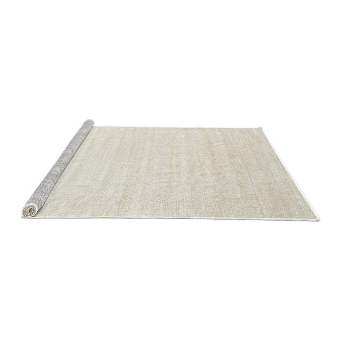 Serging Thickness of Machine Washable Contemporary Champagne Beige Rug, wshcon1894