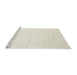 Serging Thickness of Machine Washable Contemporary Champagne Beige Rug, wshcon1894