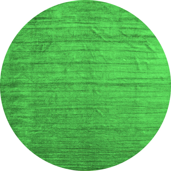 Square Abstract Green Contemporary Rug, con1895grn