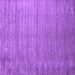 Square Abstract Purple Contemporary Rug, con1895pur