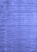 Machine Washable Abstract Blue Contemporary Rug, wshcon1895blu