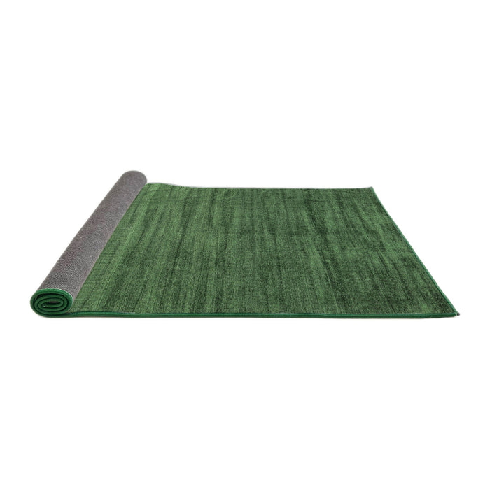 Thickness of Contemporary Shamrock Green Modern Rug, con1896