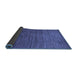 Sideview of Abstract Blue Contemporary Rug, con1896blu