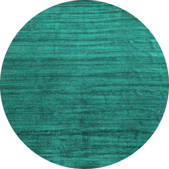 Round Machine Washable Abstract Light Blue Contemporary Rug, wshcon1896lblu