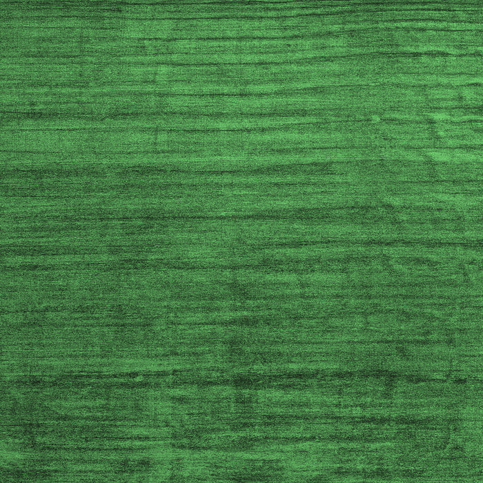 Square Machine Washable Abstract Emerald Green Contemporary Area Rugs, wshcon1896emgrn