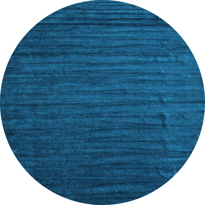 Round Machine Washable Abstract Light Blue Contemporary Rug, wshcon1897lblu