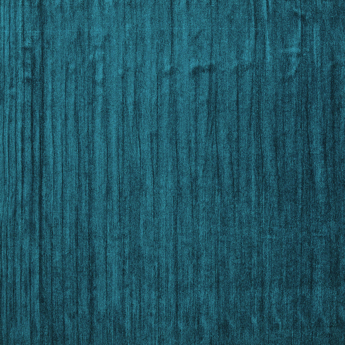 Square Abstract Turquoise Contemporary Rug, con1897turq