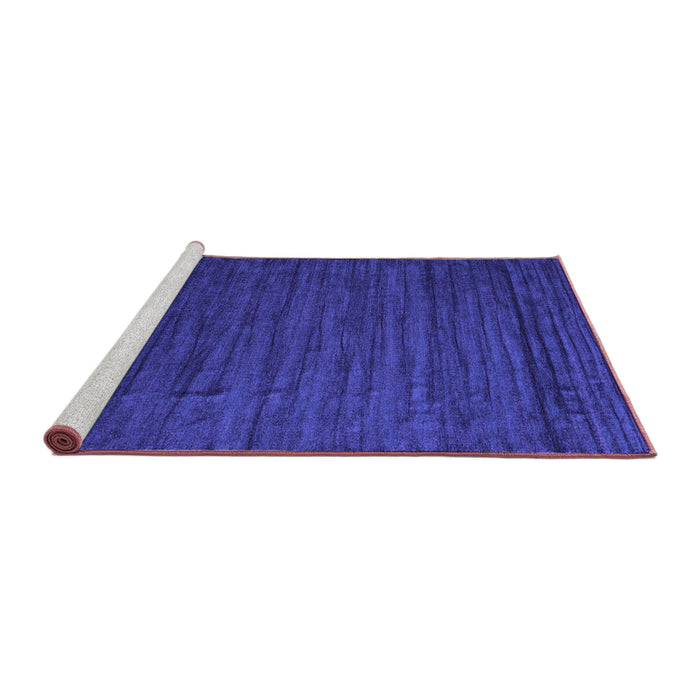 Sideview of Machine Washable Abstract Purple Contemporary Area Rugs, wshcon1897pur