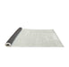 Thickness of Contemporary Off White Beige Solid Rug, con1898