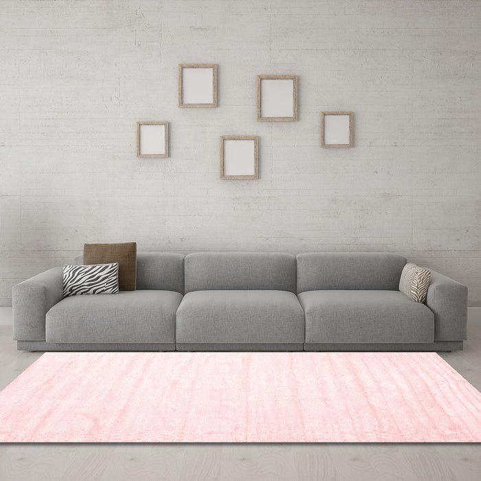 Modern Red Washable Rugs