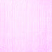 Square Solid Pink Modern Rug, con1898pnk