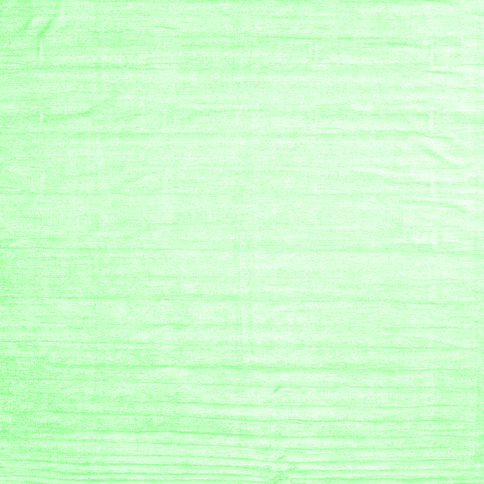 Square Machine Washable Solid Emerald Green Modern Area Rugs, wshcon1898emgrn