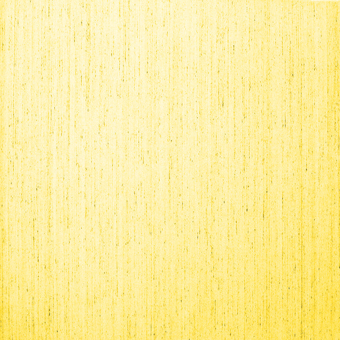 Square Solid Yellow Modern Rug, con1899yw