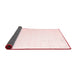 Solid Red Modern Area Rugs