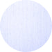 Round Solid Blue Modern Rug, con1899blu