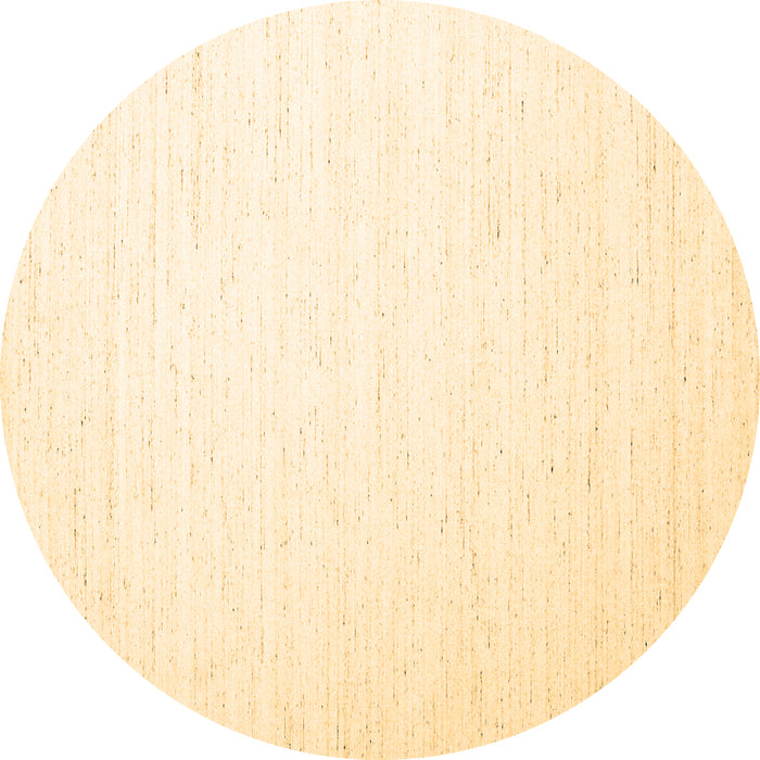 Round Machine Washable Solid Brown Modern Rug, wshcon1899brn