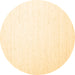 Round Solid Brown Modern Rug, con1899brn