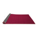 Sideview of Abstract Pink Contemporary Rug, con189pnk