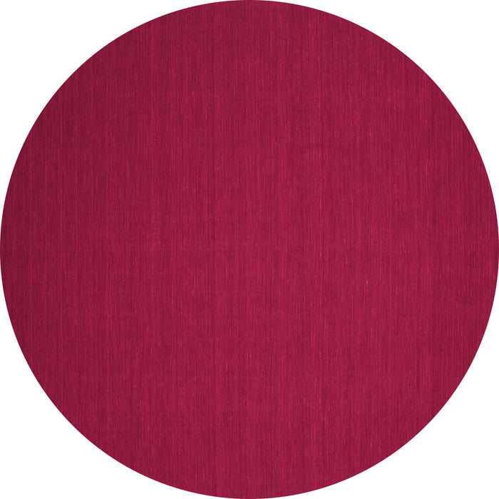Round Abstract Pink Contemporary Rug, con189pnk