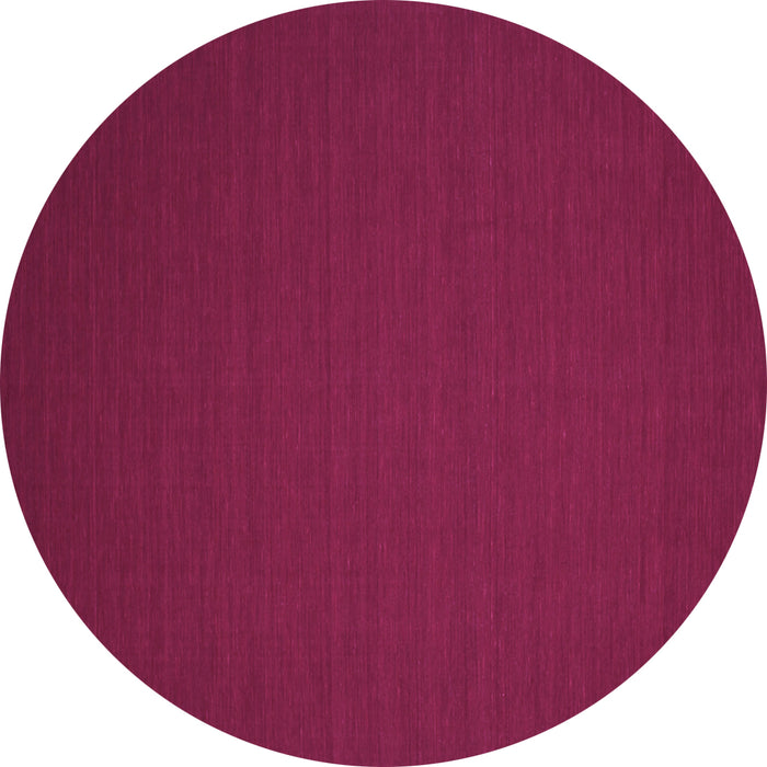 Round Abstract Purple Contemporary Rug, con189pur