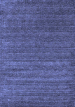 Abstract Blue Contemporary Rug, con18blu