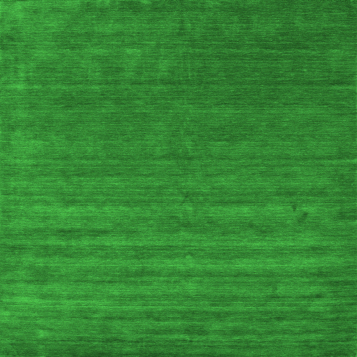 Serging Thickness of Abstract Green Contemporary Rug, con18grn